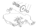 Final Pinion Diagram and Parts List for 72102 8900001-8900399 - 1998 Toro Lawn Tractor