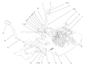 Hydro Brake Diagram and Parts List for 72102 8900001-8900399 - 1998 Toro Lawn Tractor