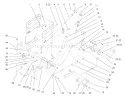 Lift Lever and Height Of Cut Diagram and Parts List for 72102 8900001-8900399 - 1998 Toro Lawn Tractor