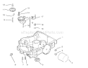 Oil Pan / Lubrication Diagram and Parts List for 72102 8900001-8900399 - 1998 Toro Lawn Tractor