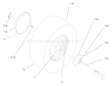 Part Location Diagram of 94-3731 Toro Hubcap - 12"