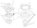 Clutch 92-6885 Diagram and Parts List for 72102 8900001-8900399 - 1998 Toro Lawn Tractor