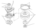 Clutch 92-6885 Diagram and Parts List for 72083 4900001-4999999 - 1994 Toro Lawn Tractor