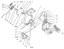 Gear Shift Linkage Diagram and Parts List for 72083 4900001-4999999 - 1994 Toro Lawn Tractor