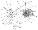 Hydro Control Diagram and Parts List for 72083 4900001-4999999 - 1994 Toro Lawn Tractor
