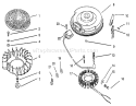 Ignition/electrical Diagram and Parts List for 72083 4900001-4999999 - 1994 Toro Lawn Tractor