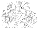 Lift Lever And Height Of Cut Diagram and Parts List for 72083 4900001-4999999 - 1994 Toro Lawn Tractor