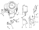 Blower Housing & Baffles Diagram and Parts List for 72083 4900001-4999999 - 1994 Toro Lawn Tractor