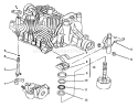 Range Shift Diagram and Parts List for 72083 4900001-4999999 - 1994 Toro Lawn Tractor