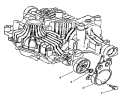 Brake Diagram and Parts List for 72083 4900001-4999999 - 1994 Toro Lawn Tractor