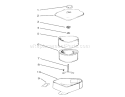 Air Intake/filtration (kohler Engine Cv14s-Ps1472) Diagram and Parts List for 72062 5900001-5900227 - 1995 Toro Lawn Tractor