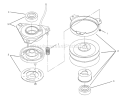 Clutch 92-6885 Diagram and Parts List for 72062 5900001-5900227 - 1995 Toro Lawn Tractor