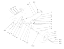Front Axle Diagram and Parts List for 72062 5900001-5900227 - 1995 Toro Lawn Tractor