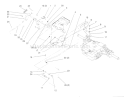 Gear Shift Linkage Diagram and Parts List for 72062 5900001-5900227 - 1995 Toro Lawn Tractor
