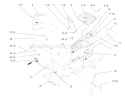 Hoodstand And Firewall Diagram and Parts List for 72062 5900001-5900227 - 1995 Toro Lawn Tractor