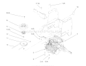 Hydro Transaxle Diagram and Parts List for 72062 5900001-5900227 - 1995 Toro Lawn Tractor