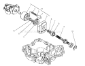 Motor Shaft Diagram and Parts List for 72062 5900001-5900227 - 1995 Toro Lawn Tractor