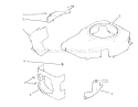 Blower Housing & Baffles (kohler Engine Cv14s-Ps1472) Diagram and Parts List for 72062 5900001-5900227 - 1995 Toro Lawn Tractor