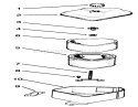 Air Intake / Filtration Diagram and Parts List for 72103 5900601-5999999 - 1995 Toro Lawn Tractor