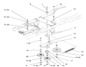 Hydro Drive Components Diagram and Parts List for 72103 5900601-5999999 - 1995 Toro Lawn Tractor