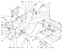 Lift Lever and Height Of Cut Diagram and Parts List for 72103 5900601-5999999 - 1995 Toro Lawn Tractor