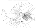 Hydro Brake Diagram and Parts List for 72085 6900001-6999999 - 1996 Toro Lawn Tractor