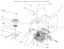 Hydro Transaxle Diagram and Parts List for 72085 6900001-6999999 - 1996 Toro Lawn Tractor