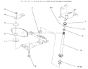 Lower Steering Diagram and Parts List for 72085 6900001-6999999 - 1996 Toro Lawn Tractor