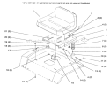 Seat Diagram and Parts List for 72085 6900001-6999999 - 1996 Toro Lawn Tractor