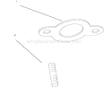 Exhaust Diagram and Parts List for 72085 7900001-7999999 - 1997 Toro Lawn Tractor
