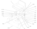 Seat Diagram and Parts List for 72085 7900001-7999999 - 1997 Toro Lawn Tractor