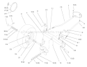 Front Axle Diagram and Parts List for 72085 8900400-8999999 - 1998 Toro Lawn Tractor