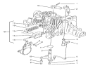 Brake Interlock Diagram and Parts List for 72085 8900400-8999999 - 1998 Toro Lawn Tractor