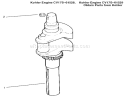 Crankshaft Diagram and Parts List for 72086 9900001-9999999 - 1999 Toro Lawn Tractor