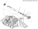 Axle Shaft Diagram and Parts List for 72086 9900001-9999999 - 1999 Toro Lawn Tractor
