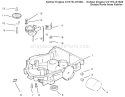 Oil Pan / Lubrication Diagram and Parts List for 72086 9900001-9999999 - 1999 Toro Lawn Tractor