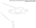 Exhaust Diagram and Parts List for 72087 200000001-200999999 - 2000 Toro Lawn Tractor