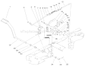 Hydro Brake Assembly Diagram and Parts List for 72087 200000001-200999999 - 2000 Toro Lawn Tractor