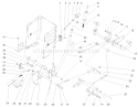 Lift Lever & Hoc Assembly Diagram and Parts List for 72087 200000001-200999999 - 2000 Toro Lawn Tractor