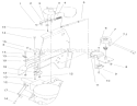 Cruise Control Assembly Diagram and Parts List for 72087 200000001-200999999 - 2000 Toro Lawn Tractor