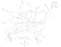 Hydrostatic Transaxle Assembly Diagram and Parts List for 72087 210000001-210999999 - 2001 Toro Lawn Tractor