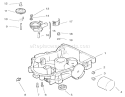 Oil Pan / Lubrication Assembly Kohler Cv18s-Ps-61528 And Cv18s-Ps-61529 Diagram and Parts List for 72087 210000001-210999999 - 2001 Toro Lawn Tractor