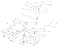 Steering Wheel And Tilt Assembly Diagram and Parts List for 72087 210000001-210999999 - 2001 Toro Lawn Tractor