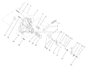 Brake Assembly Diagram and Parts List for 72087 210000001-210999999 - 2001 Toro Lawn Tractor
