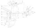 Cruise Control Assembly Diagram and Parts List for 72087 210000001-210999999 - 2001 Toro Lawn Tractor