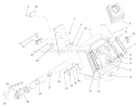 Dash Assembly Diagram and Parts List for 72087 210000001-210999999 - 2001 Toro Lawn Tractor