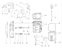 Head / Valve / Breather Diagram and Parts List for 72107 230000001-230999999 - 2003 Toro Lawn Tractor