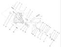 Brake Assembly Diagram and Parts List for 72107 230000001-230999999 - 2003 Toro Lawn Tractor