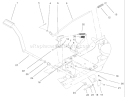 Hydraulic Brake Assembly Diagram and Parts List for 72107 230000001-230999999 - 2003 Toro Lawn Tractor
