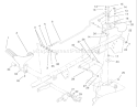 Hydraulic Control Assembly Diagram and Parts List for 72107 230000001-230999999 - 2003 Toro Lawn Tractor